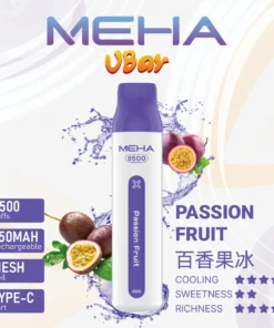 魅嗨8500口拋棄式電子煙-百香果