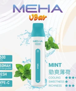 魅嗨8500口拋棄式電子煙-勁爽薄荷